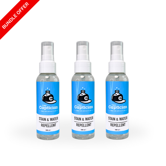 3-Pack Hat Protector - Stain and Water Repellent Spray