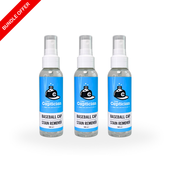 3-Pack Hat Cleaner - Stain Removal Spray