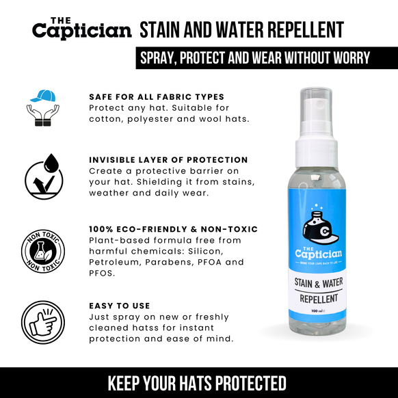 3-Pack Hat Protector - Stain and Water Repellent Spray